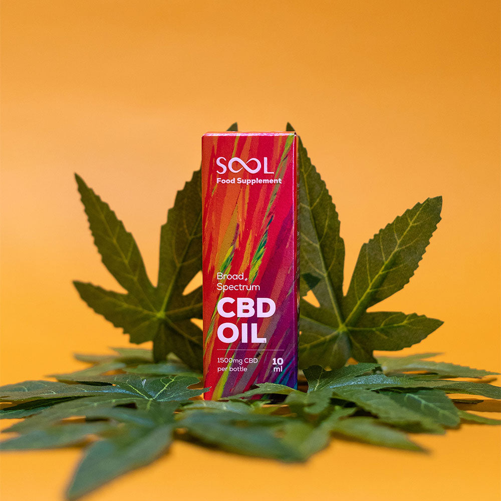 Embrace SOOL THC-Free CBD with SOOL Broad Spectrum Oil 1500mg