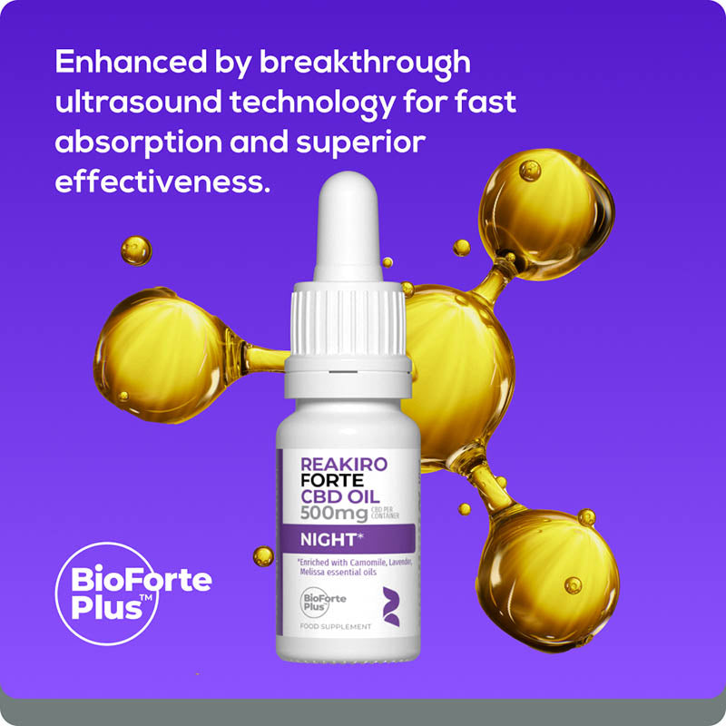 Reakiro Forte Cbd Night Oil  500 mg