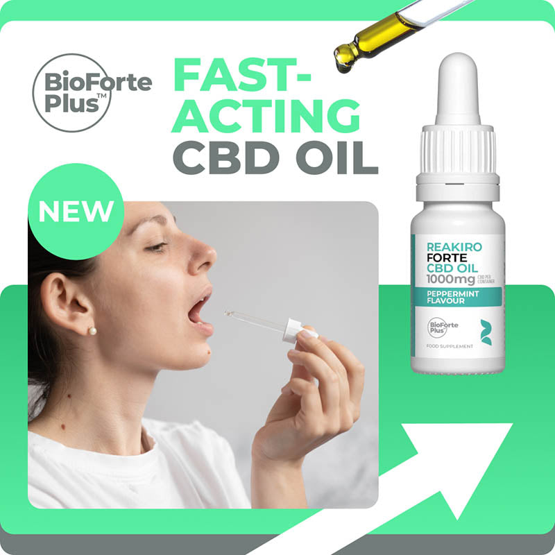 Reakiro Forte  Cbd Oil Pepperint 1000mg Usage