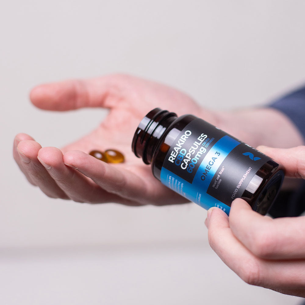 Reakiro Capsules Omega 600 MG CBD 60 pcs
