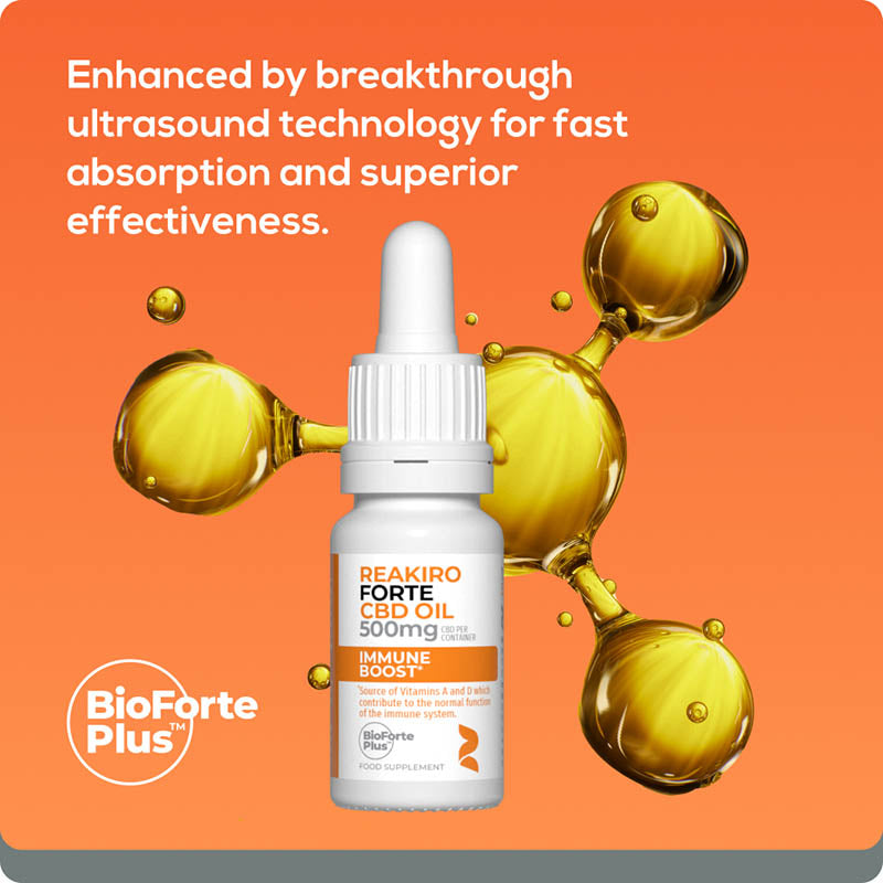 Reakiro Forte Cbd Immune  Boost Oil  500 mg