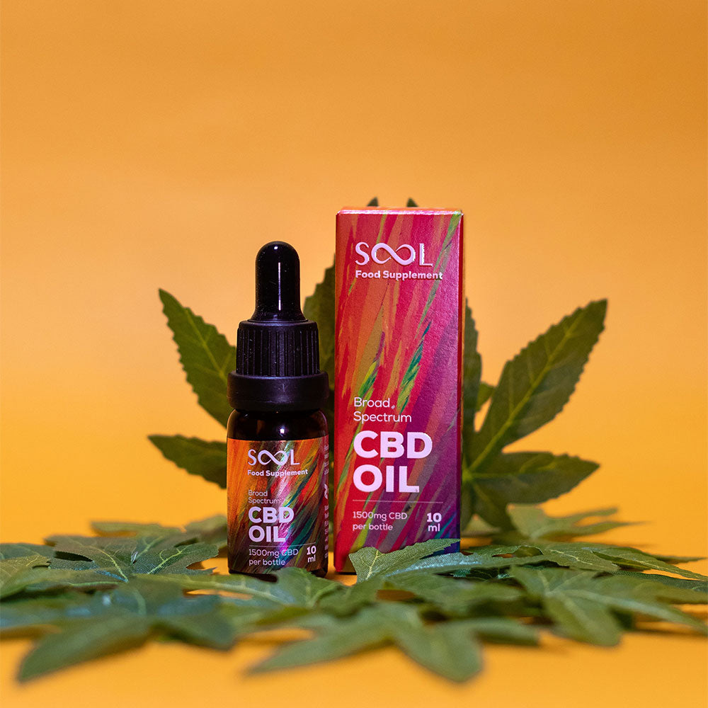 SOOL CBD Oil 1500mg Broad Spectrum usage