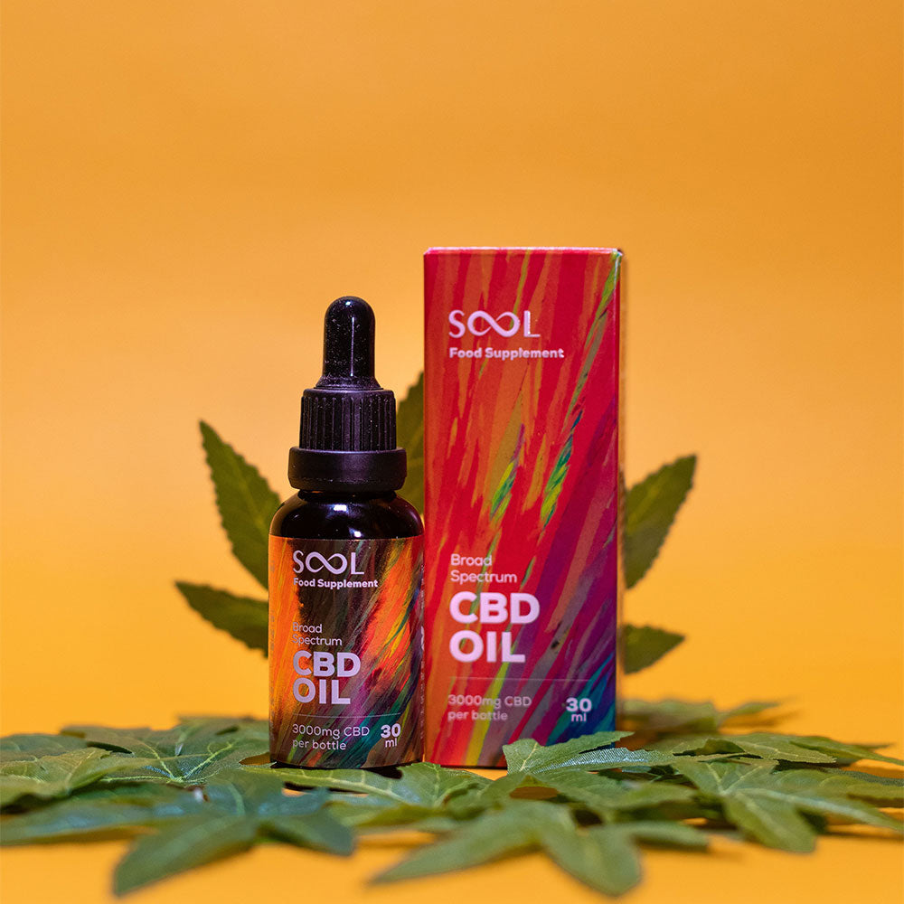 SOOL CBD Oil 3000mg Broad Spectrum usage