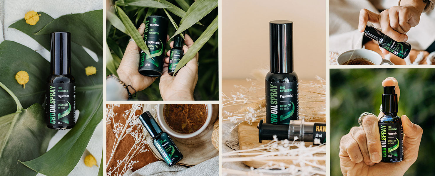 CBD Sprays Reakiro and SOOL