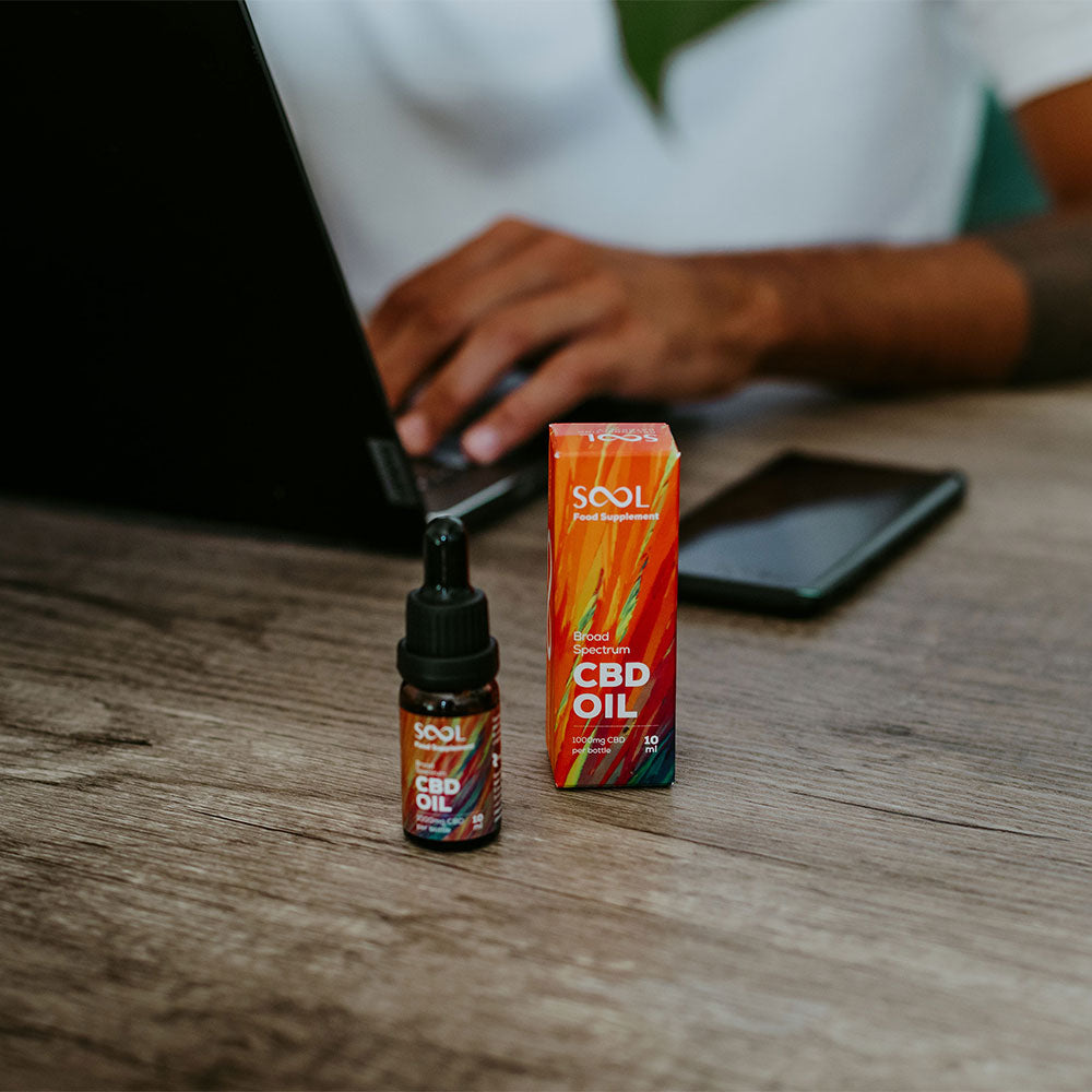 Effortlessly Enhance Your Wellness: SOOL Broad Spectrum CBD Oil 1000mg