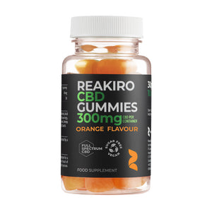 Reakiro CBD Gummies Orange 300mg 30pcs