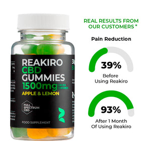 Reakiro CBD Gummies 1500mg 30pcs