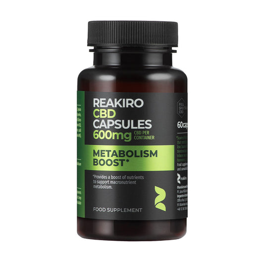 Reakiro Metabolism Boost CBD Capsules 600mg
