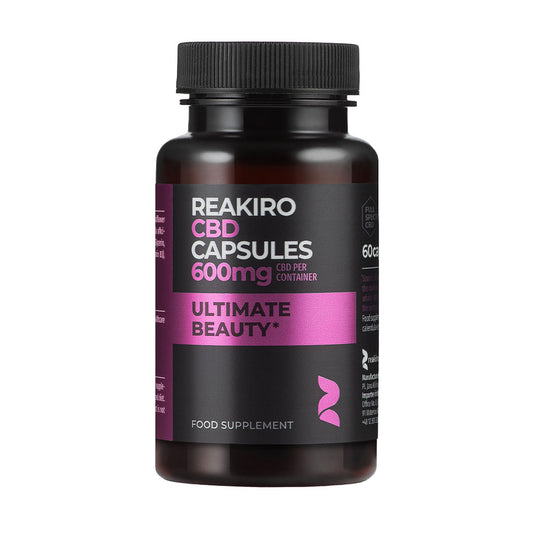 Reakiro Ultimate Beauty CBD Capsules 600mg