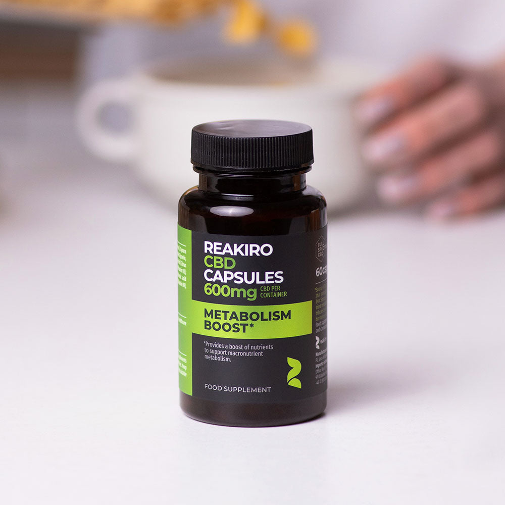 Reakiro Capsules Metabolism Boost 600 MG CBD 60 pcs