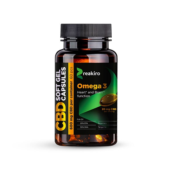 Enhance Wellness with CBD Omega 3 Capsules